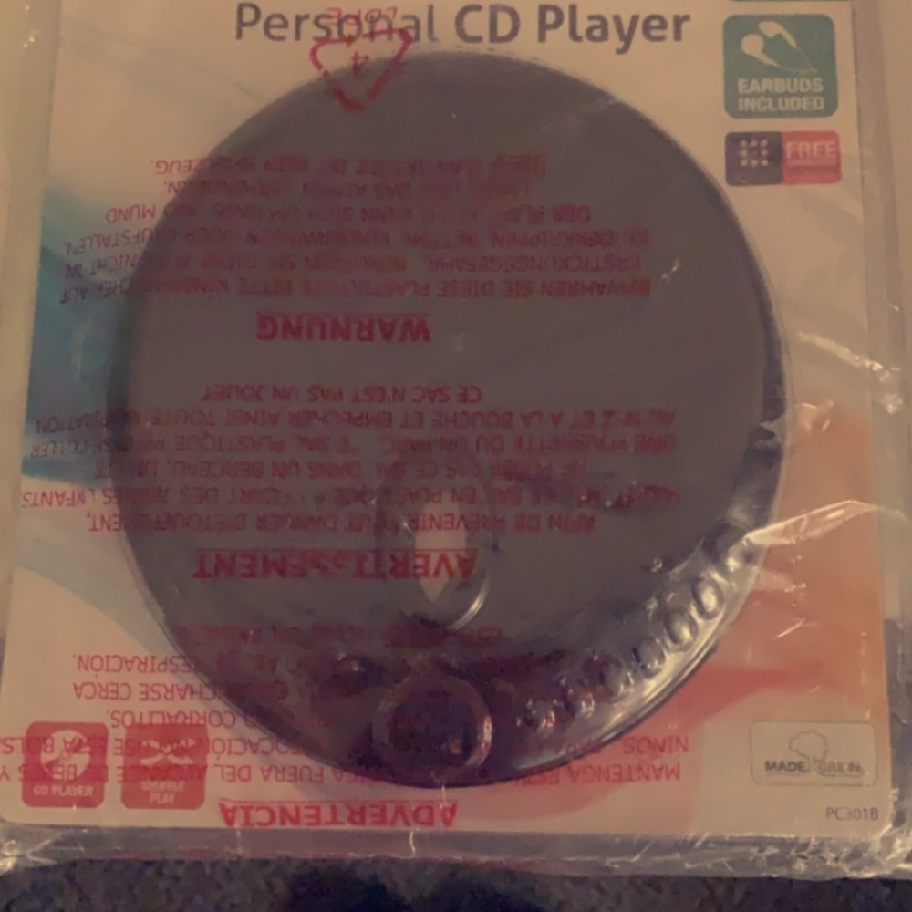 GPX Personal CD player